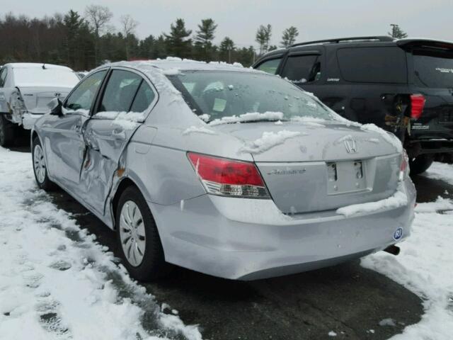 1HGCP2F39AA163071 - 2010 HONDA ACCORD LX SILVER photo 3