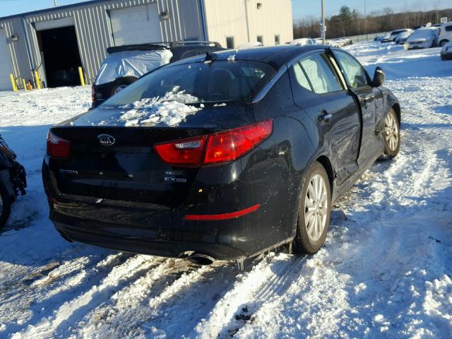 5XXGN4A7XEG348896 - 2014 KIA OPTIMA EX BLACK photo 4