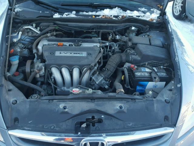 1HGCM56407A072833 - 2007 HONDA ACCORD LX GRAY photo 7