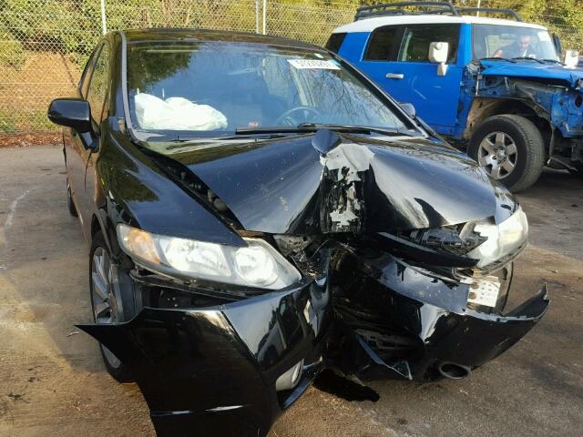 2HGFA55599H703485 - 2009 HONDA CIVIC SI BLACK photo 9