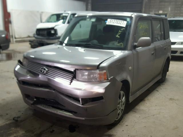 JTLKT334964060803 - 2006 TOYOTA SCION XB SILVER photo 2