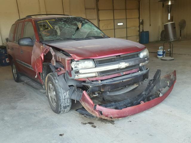 1GNDT13S522173409 - 2002 CHEVROLET TRAILBLAZE MAROON photo 1