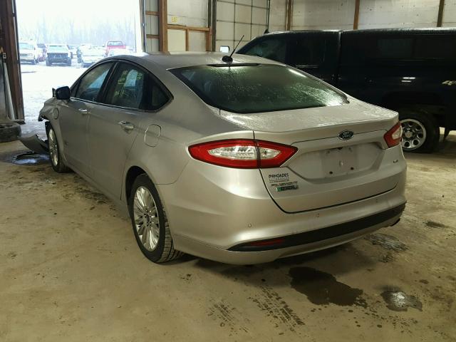 3FA6P0PU3DR246731 - 2013 FORD FUSION SE SILVER photo 3