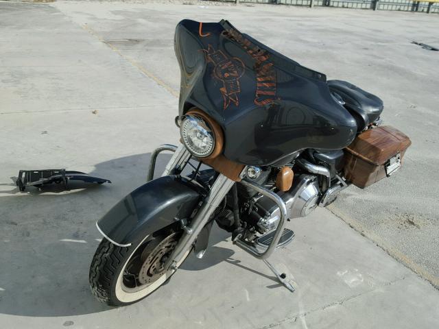 1HD1KBW106Y691145 - 2006 HARLEY-DAVIDSON FLHXI BLACK photo 2