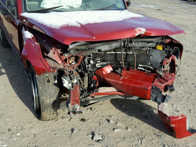 1J8HG48K06C272379 - 2006 JEEP COMMANDER წითელი ფოტო 9