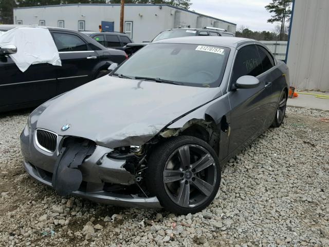 WBAWL73518PX57023 - 2008 BMW 335 I GRAY photo 2