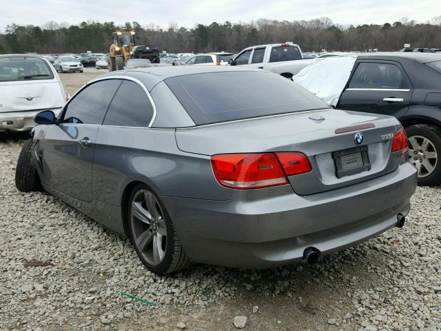 WBAWL73518PX57023 - 2008 BMW 335 I GRAY photo 3