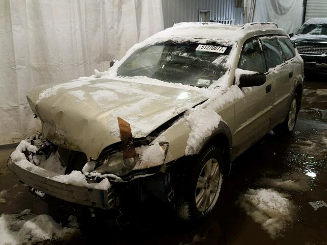 4S4BP61C357300576 - 2005 SUBARU LEGACY OUT GOLD photo 2