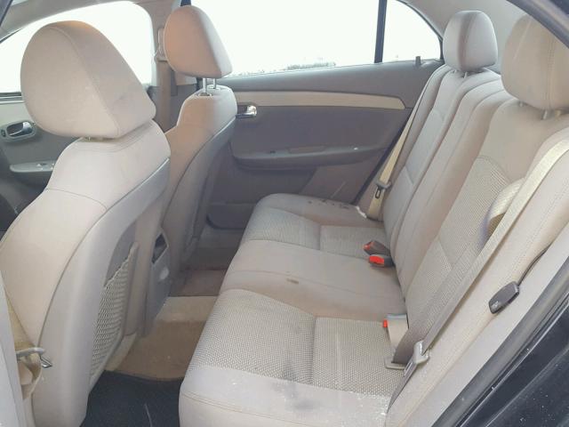 1G1ZB5EB7AF218761 - 2010 CHEVROLET MALIBU LS BLACK photo 6