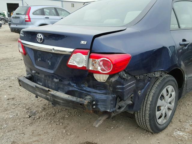 JTDBU4EE0B9131033 - 2011 TOYOTA COROLLA BA BLUE photo 9