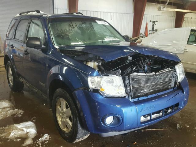 1FMCU03Z28KC72802 - 2008 FORD ESCAPE XLT BLUE photo 1