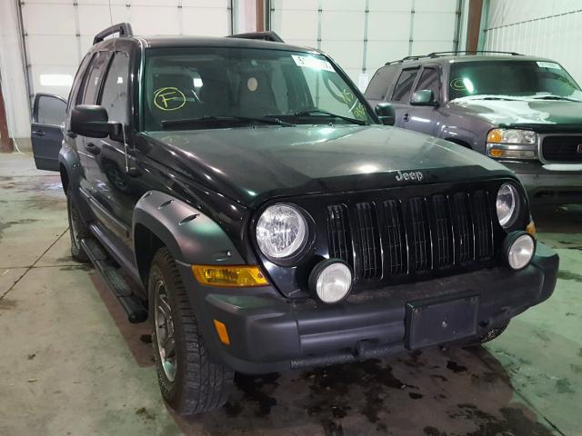 1J4GL38K95W559803 - 2005 JEEP LIBERTY RE BLACK photo 1