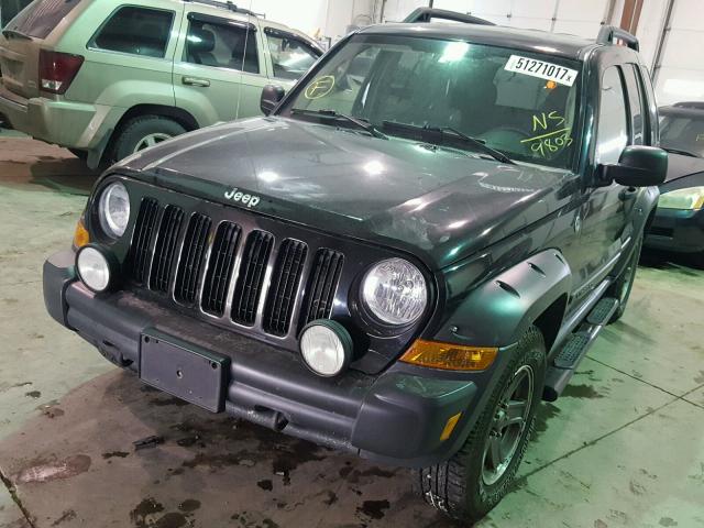 1J4GL38K95W559803 - 2005 JEEP LIBERTY RE BLACK photo 2