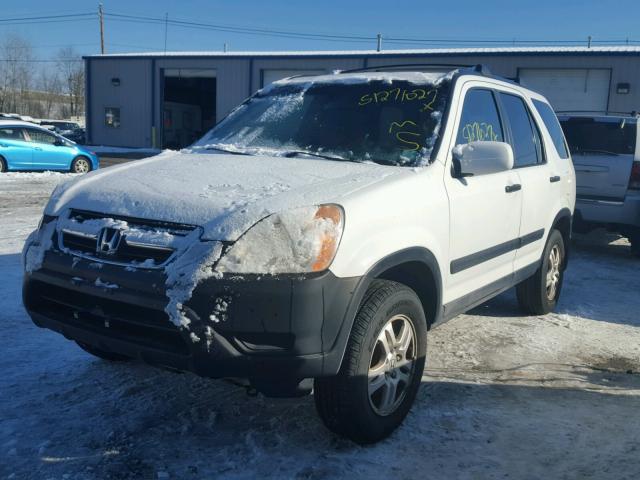 JHLRD78872C051918 - 2002 HONDA CR-V EX WHITE photo 2