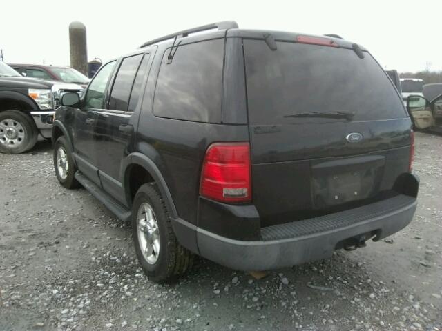 1FMDU63K03UC59716 - 2003 FORD EXPLORER X BLACK photo 3