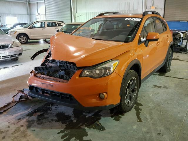 JF2GPAVC2E8213318 - 2014 SUBARU XV CROSSTR ORANGE photo 2