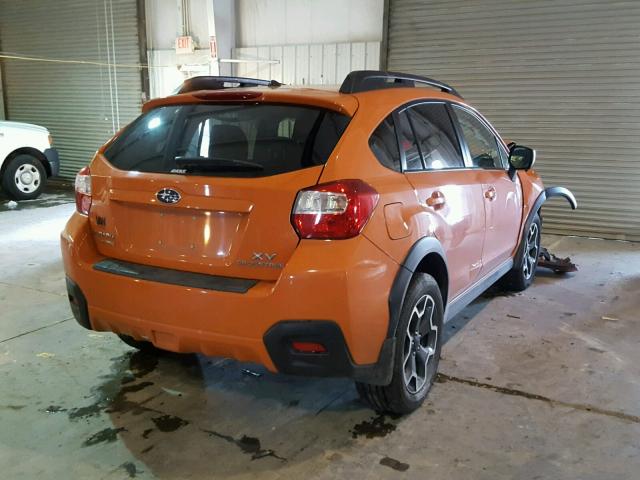 JF2GPAVC2E8213318 - 2014 SUBARU XV CROSSTR ORANGE photo 4