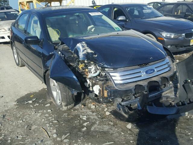 3FAHP07Z88R270856 - 2008 FORD FUSION SE BLUE photo 1