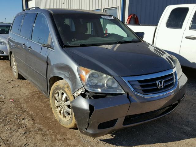 5FNRL3H45AB076629 - 2010 HONDA ODYSSEY EX GRAY photo 1