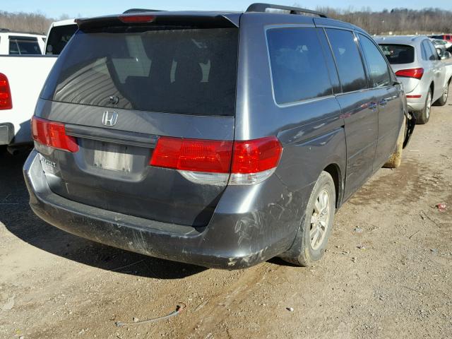 5FNRL3H45AB076629 - 2010 HONDA ODYSSEY EX GRAY photo 4