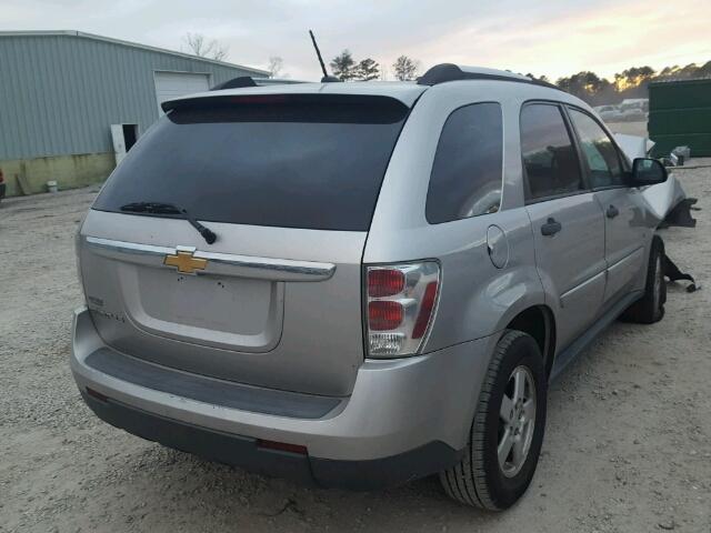 2CNDL13F976252485 - 2007 CHEVROLET EQUINOX LS SILVER photo 4