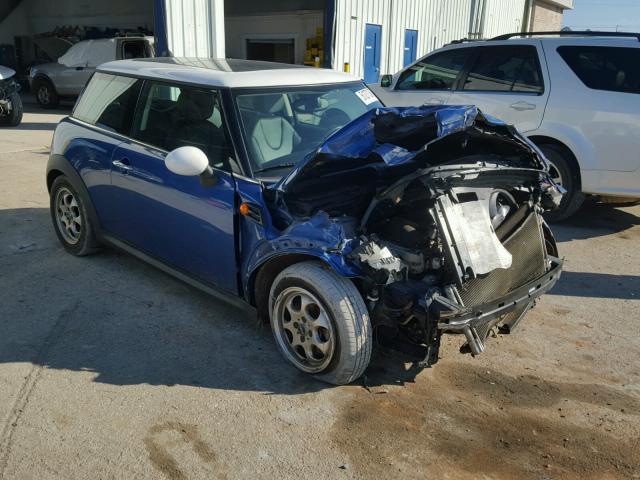 WMWSU3C54CT254770 - 2012 MINI COOPER BLUE photo 1