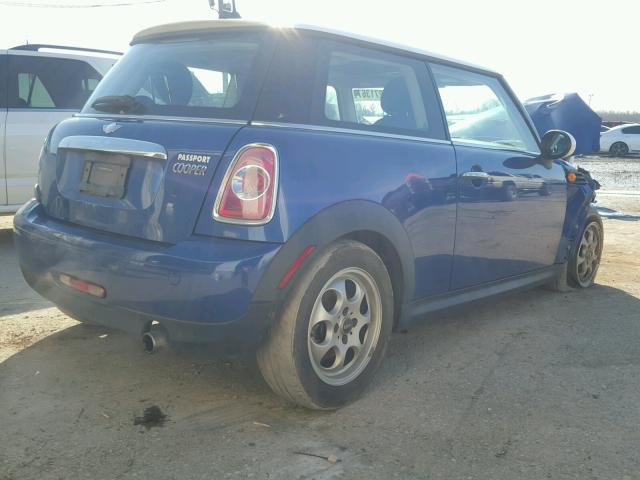 WMWSU3C54CT254770 - 2012 MINI COOPER BLUE photo 4