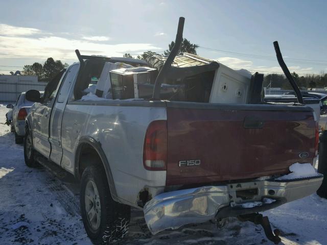 2FTRX18W42CA32740 - 2002 FORD F150 SILVER photo 3