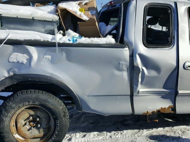 2FTRX18W42CA32740 - 2002 FORD F150 SILVER photo 9