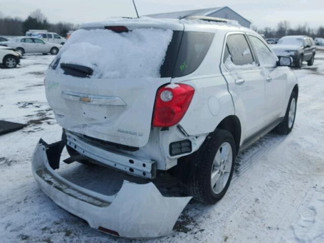 2GNALBEKXF6321424 - 2015 CHEVROLET EQUINOX LT WHITE photo 4