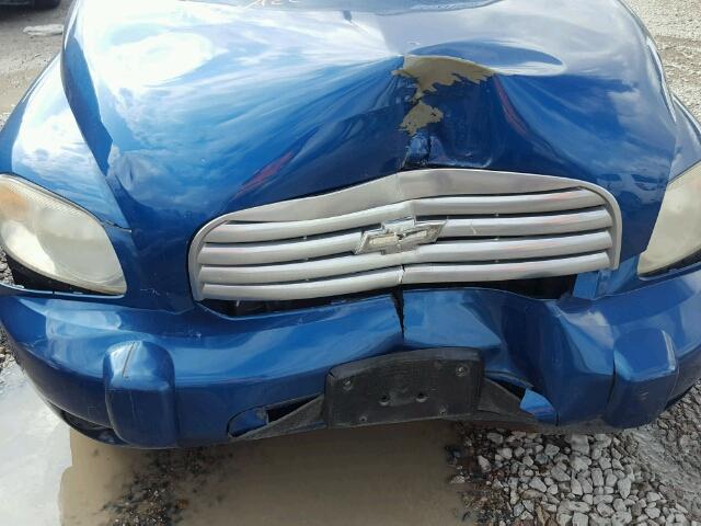 3GNCA13B79S626882 - 2009 CHEVROLET HHR LS BLUE photo 7