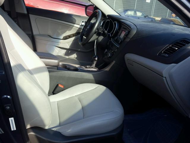 5XXGN4A71FG423664 - 2015 KIA OPTIMA EX BLUE photo 5