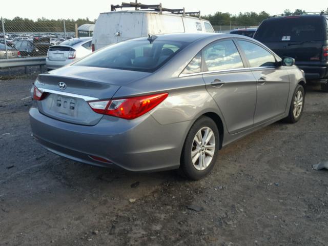 5NPEB4AC3CH352366 - 2012 HYUNDAI SONATA GLS GRAY photo 4