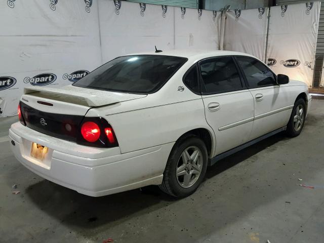 2G1WF52E859264829 - 2005 CHEVROLET IMPALA WHITE photo 4