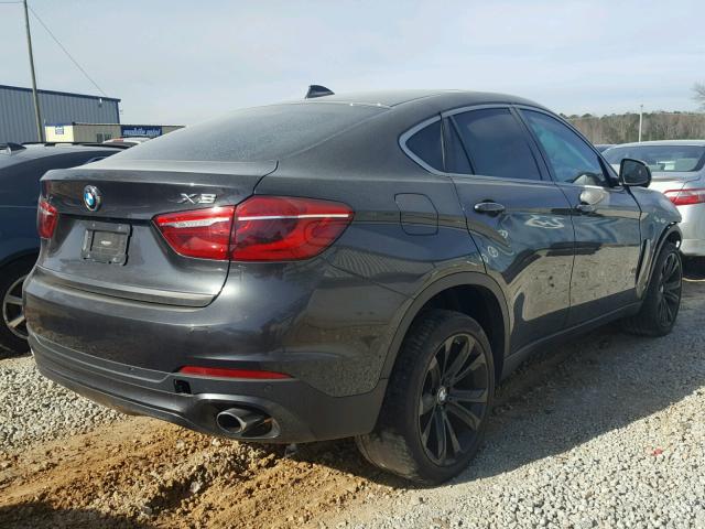 5UXKU0C39H0G57492 - 2017 BMW X6 SDRIVE3 GRAY photo 4