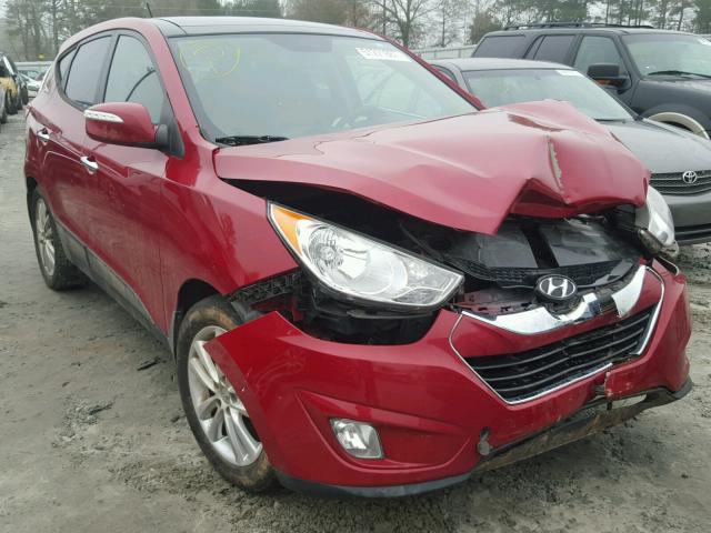 KM8JU3AC8BU236146 - 2011 HYUNDAI TUCSON GLS RED photo 1