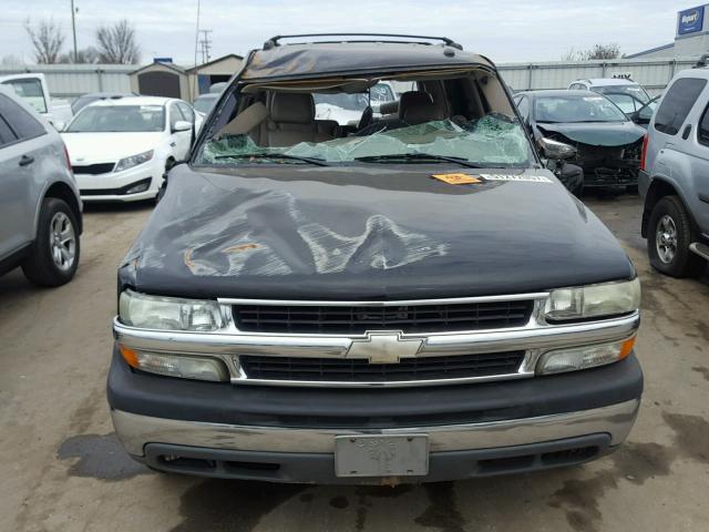 1GNEC13Z53R285833 - 2003 CHEVROLET TAHOE C150 BLACK photo 9