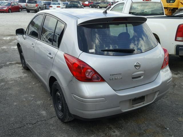 3N1BC13E29L358698 - 2009 NISSAN VERSA S SILVER photo 3