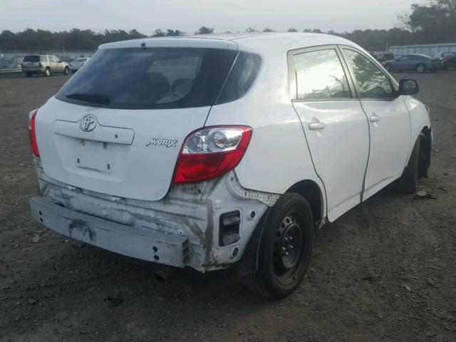 2T1KU4EE4BC612350 - 2011 TOYOTA COROLLA MA WHITE photo 4