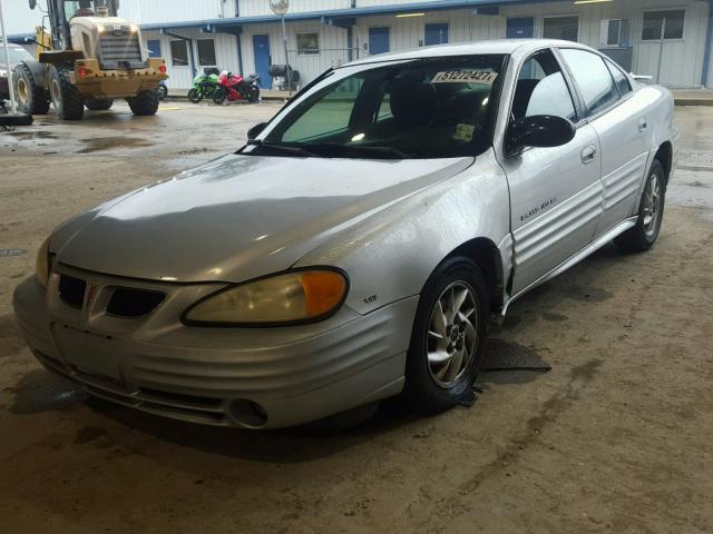 1G2NF52E41M626210 - 2001 PONTIAC GRAND AM S GRAY photo 2