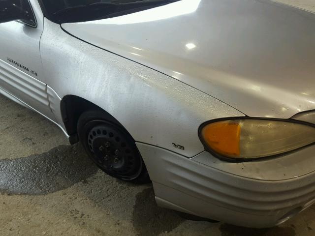 1G2NF52E41M626210 - 2001 PONTIAC GRAND AM S 灰色 照片 9