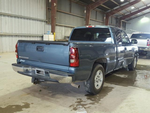 1GCEC19V47Z176881 - 2007 CHEVROLET SILVERADO BLUE photo 4