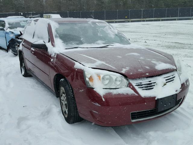 1G1ZS58N57F282375 - 2007 CHEVROLET MALIBU LS RED photo 1