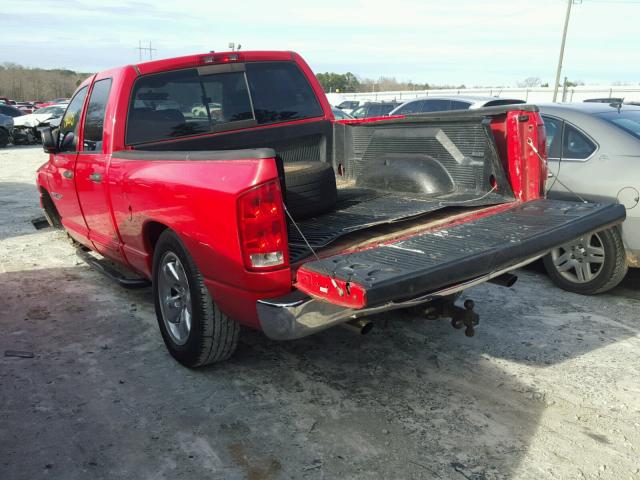 1D7HA18DX5S299284 - 2005 DODGE RAM 1500 S RED photo 3