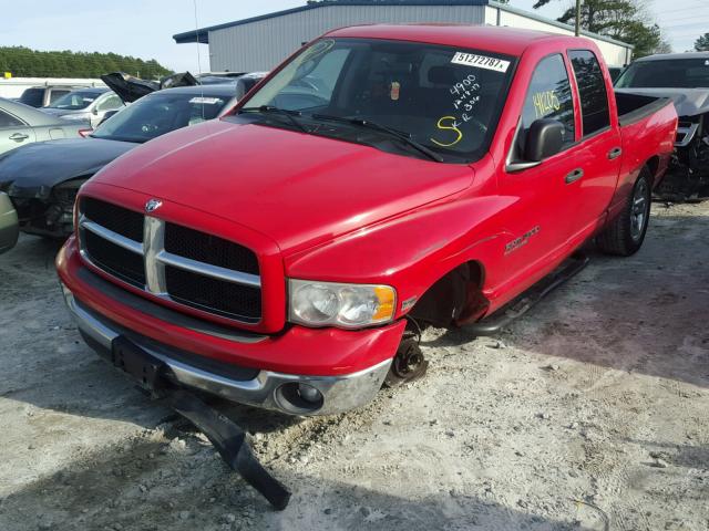 1D7HA18DX5S299284 - 2005 DODGE RAM 1500 S RED photo 9