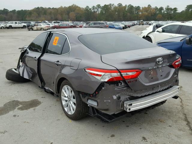 4T1B11HK5JU524459 - 2018 TOYOTA CAMRY L CHARCOAL photo 3