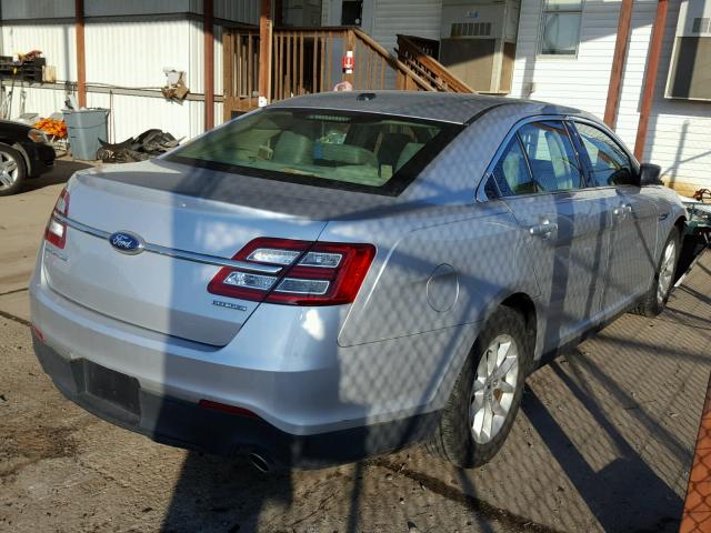 1FAHP2D81DG160126 - 2013 FORD TAURUS SE SILVER photo 4