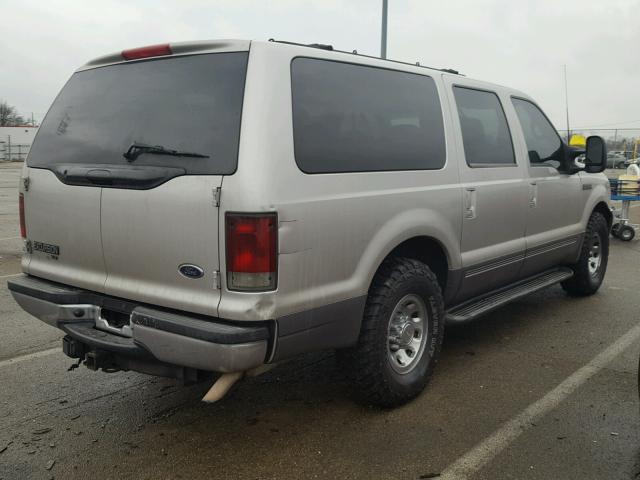 1FMNU40L42ED22685 - 2002 FORD EXCURSION SILVER photo 4