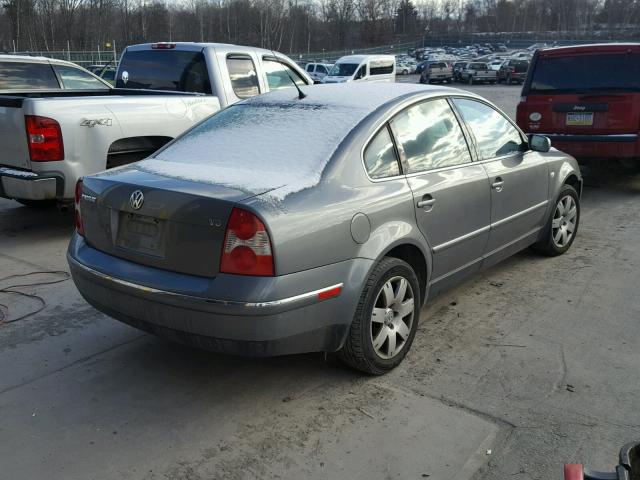WVWRH63B33P430245 - 2003 VOLKSWAGEN PASSAT GLX GRAY photo 4