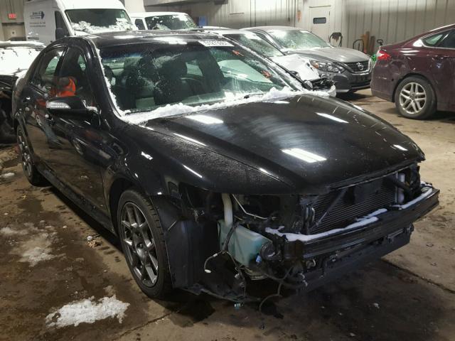 19UUA76528A014581 - 2008 ACURA TL TYPE S BLACK photo 1